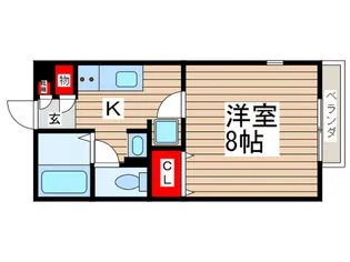 ピーチコート新検見川【2階】の間取り