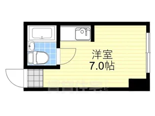 ラパンジール京町堀【5階】の間取り