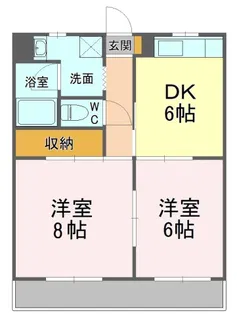 ハイツプリムローズ【5階】の間取り