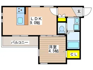 CoteauVert【1階】の間取り