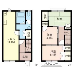 神奈川県藤沢市渡内1【一戸建】の間取り