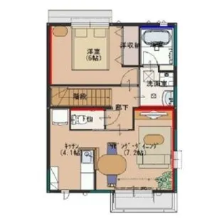 グランコートC【2階】の間取り