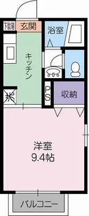 パルモアA棟【1階】の間取り