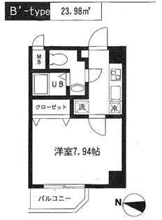 ロジュマンK【5階】の間取り