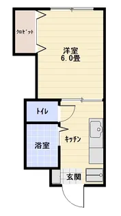 サンライズ上宇部【3階】の間取り