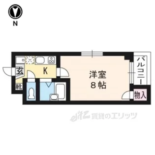 REVERY朱雀【3階】の間取り