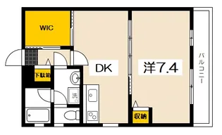 プレジャーコーポ五日市駅前【3階】の間取り