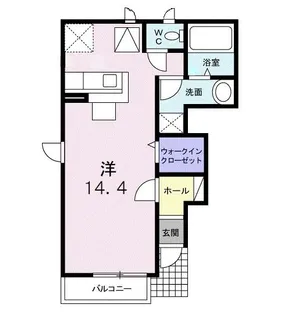ミントハウス【1階】の間取り