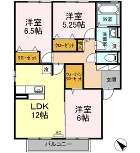 ボナール III【2階】の間取り