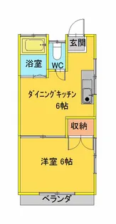 MHハイツ【2階】の間取り