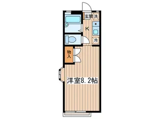 リライズ国領I【1階】の間取り