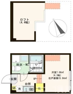 ハーモニーテラス北小岩V【1階】の間取り