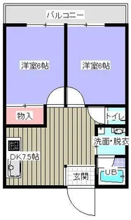 AZUMAマンション【1階】の間取り