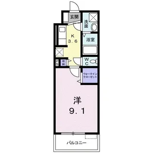 グラン スクエアー 465【5階】の間取り