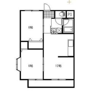 レジデンスRS【2階】の間取り