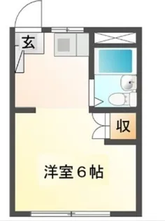 クロノス溝の口【2階】の間取り