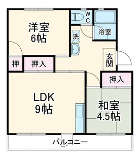 マンション佐鳴台【1階】の間取り