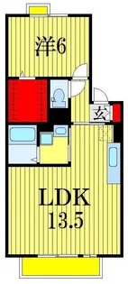 クレール津田沼【2階】の間取り