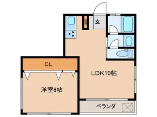 萩ビル【3階】の間取り