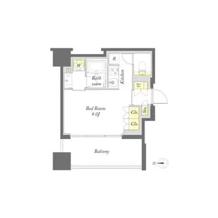 プライムメゾン錦糸町【11階】の間取り