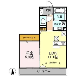 埼玉県朝霞市浜崎4【アパート】の間取り