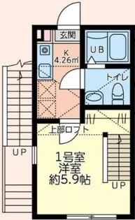 ブランノワール【1階】の間取り