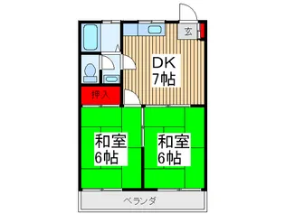イコ-ハイツ【2階】の間取り