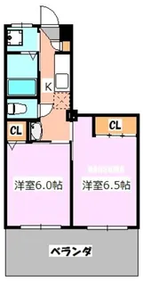 東京都足立区鹿浜3【マンション】の間取り