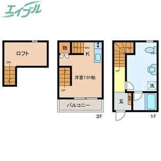 コーディエライト【1階】の間取り