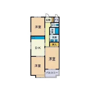 メゾン・ショージ2番館【2階】の間取り