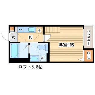 EPO諏訪町メゾン【2階】の間取り
