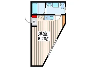 ヴィラ一之江【1階】の間取り