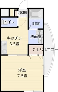 メゾンエトワール【1階】の間取り