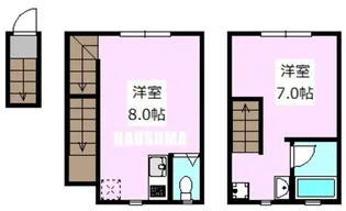 東京都北区上十条3【アパート】の間取り