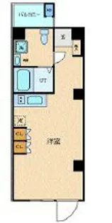 プレール・ドゥーク門前仲町【6階】の間取り