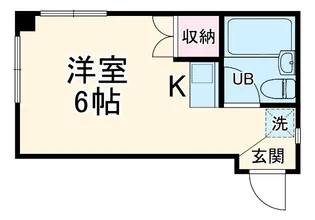 パーシモンハイツ【1階】の間取り