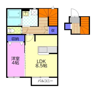 峰M1【2階】の間取り