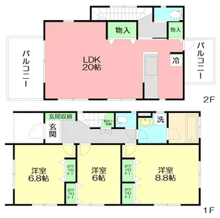 神奈川県鎌倉市稲村ガ崎4【一戸建】の間取り