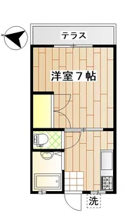 神奈川県横浜市保土ヶ谷区岡沢町【アパート】の間取り