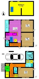 東京都新宿区百人町3【一戸建】の間取り