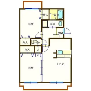 アムール高田【4階】の間取り