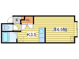 サンコート(江別)【2階】の間取り