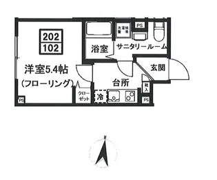 ALTO緑が丘【2階】の間取り