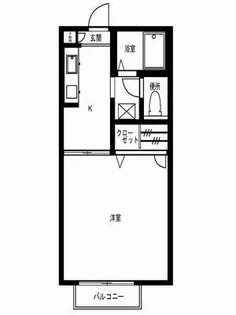 ハイツ オペラシティ【1階】の間取り