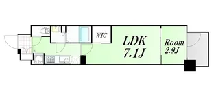 ファーストフィオーレ江坂垂水町【7階】の間取り