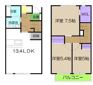 ファルカスIIA棟の間取り