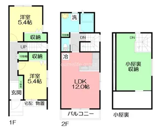 神奈川県藤沢市鵠沼神明5【一戸建】の間取り