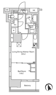 東京都中野区白鷺1【マンション】の間取り