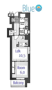 シャン・ヴィヴラン【3階】の間取り