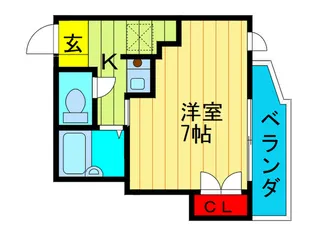 ラトゥ-ル守口 2番館【2階】の間取り
